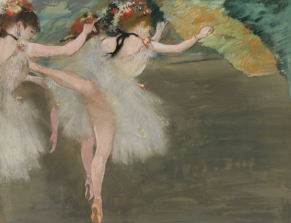 Danseuses en Blanc -Edgard Degas 1877