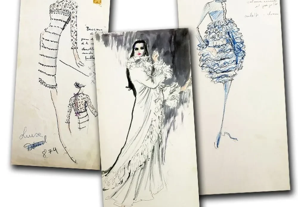 Por que os croquis de Karl Lagerfeld se tornaram peças de coleção