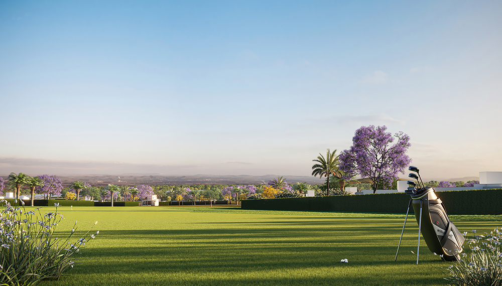 condomínios com campo de golfe