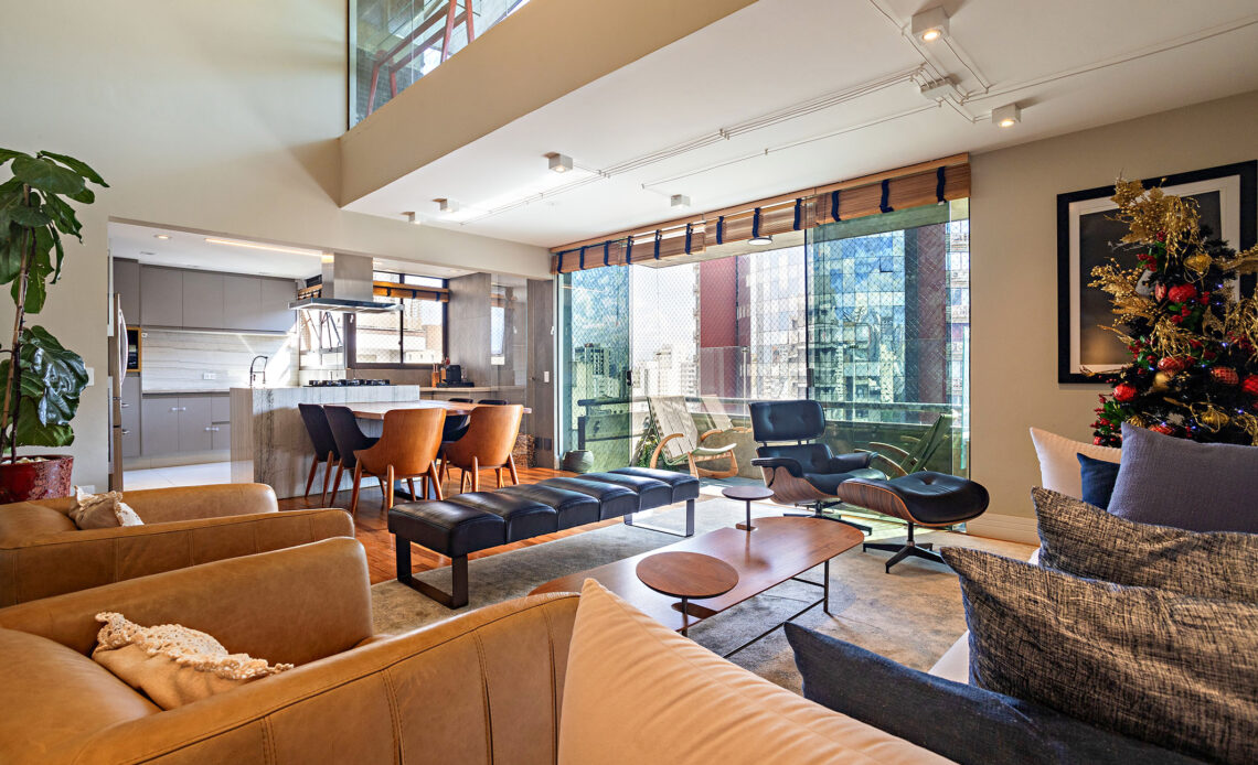 Cobertura duplex reformada em Pinheiros